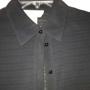 Jones New York L/Sleeve French Button Cuff Blouse